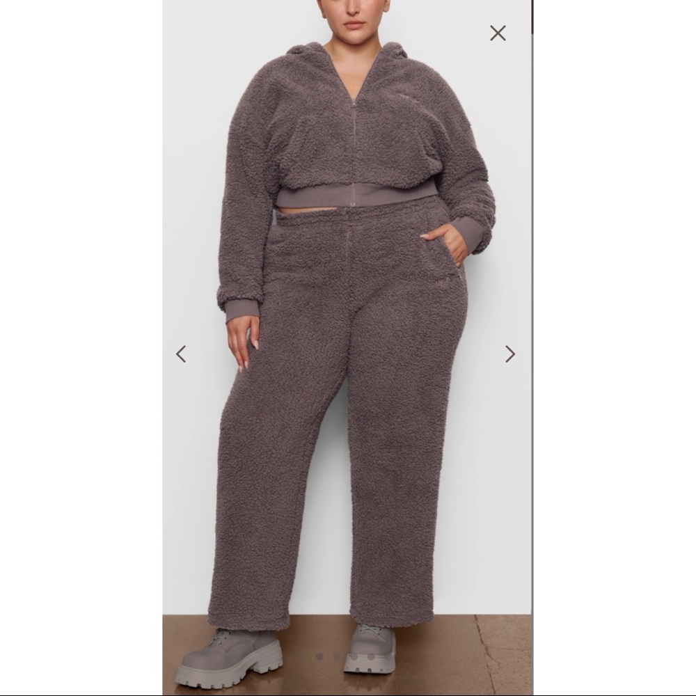 Skims Teddy Track Pant - Amethyst